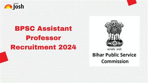 BPSC 2024: Assistant Professor, AE Notification Out .